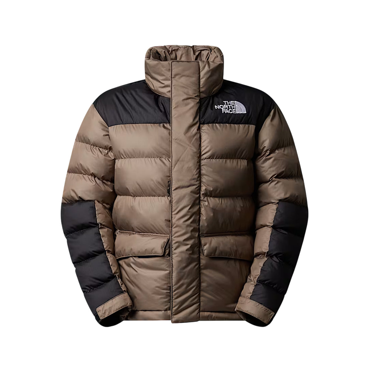 The North Face - Chaqueta de plumas con capucha Limbara - Marrón/Negro