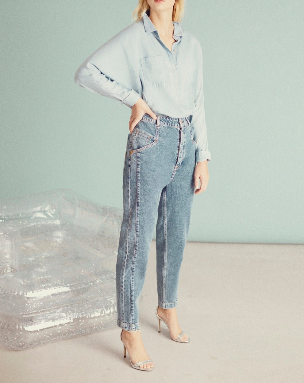 Jean Highwaist Nicola - Denim V-439 - Femme