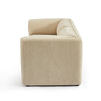 Nikki - 2-Seater Sofa - Textured Velvet - Beige