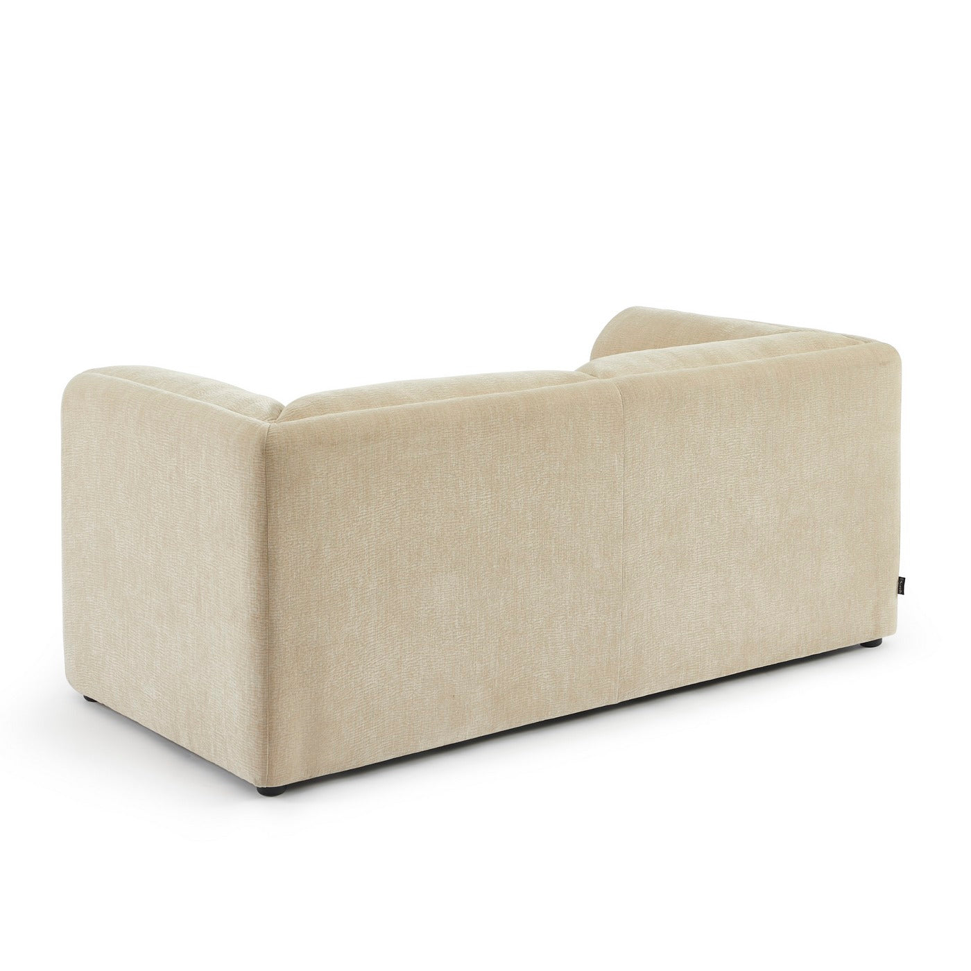 Nikki - 2-Seater Sofa - Textured Velvet - Beige