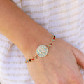 Bracelet Aureus Multico - Or & Turquoise