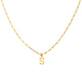 Collier Alphabet S - Or