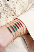 Holy Bracelet - Gold & Pink Tourmaline