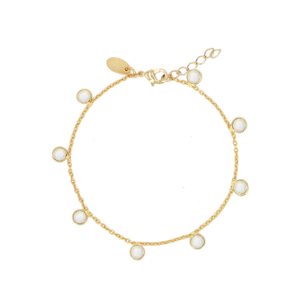 Bracelet Loulou - Or & Nacre Blanche