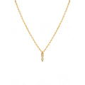 Collar Gota Lily Gold - Oro Y Circonio