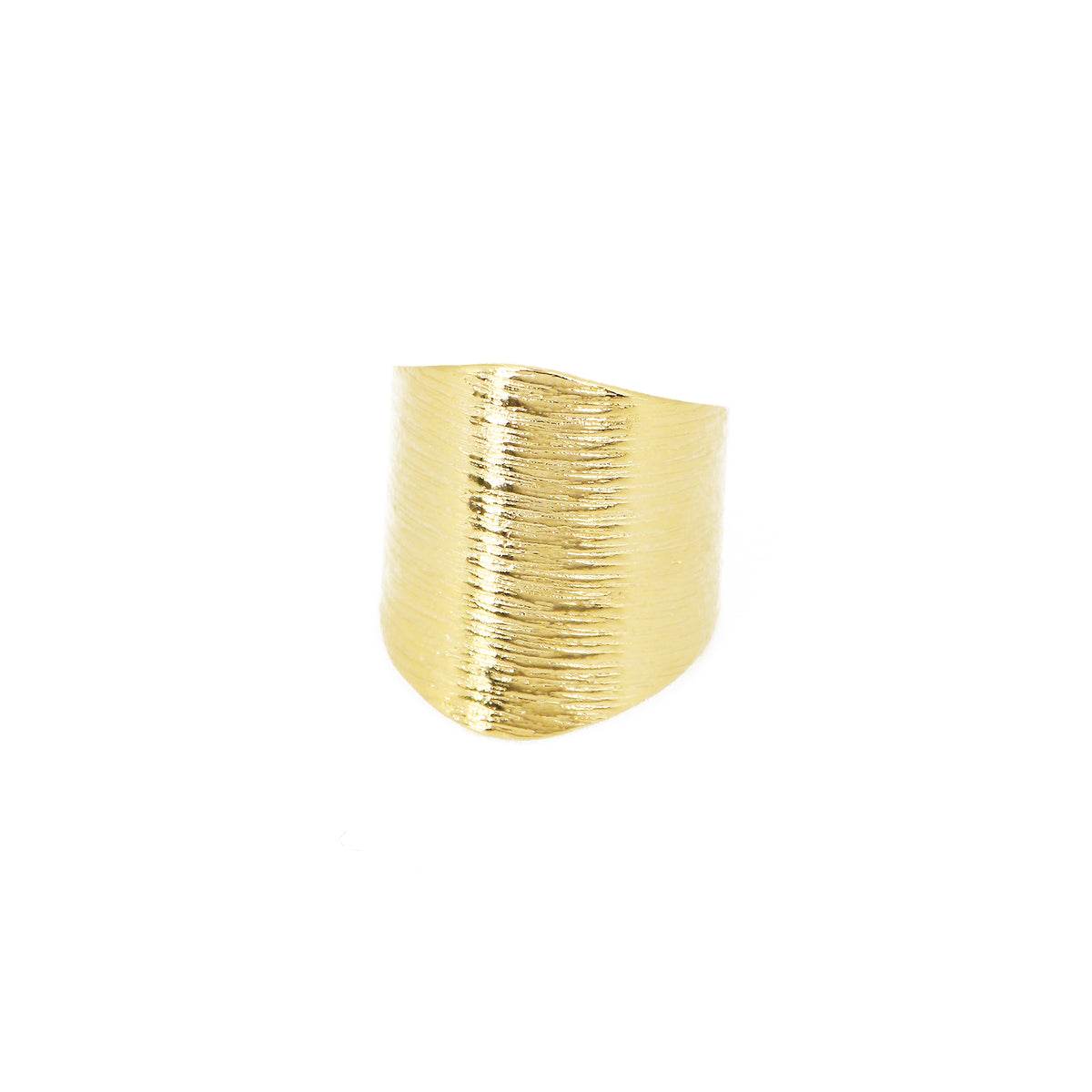 Brede ring Agnès - Goud