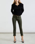 Pantalon Boy Nina Coated - Army - Femme