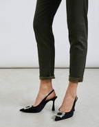 Pantalon Boy Nina Coated - Army - Femme