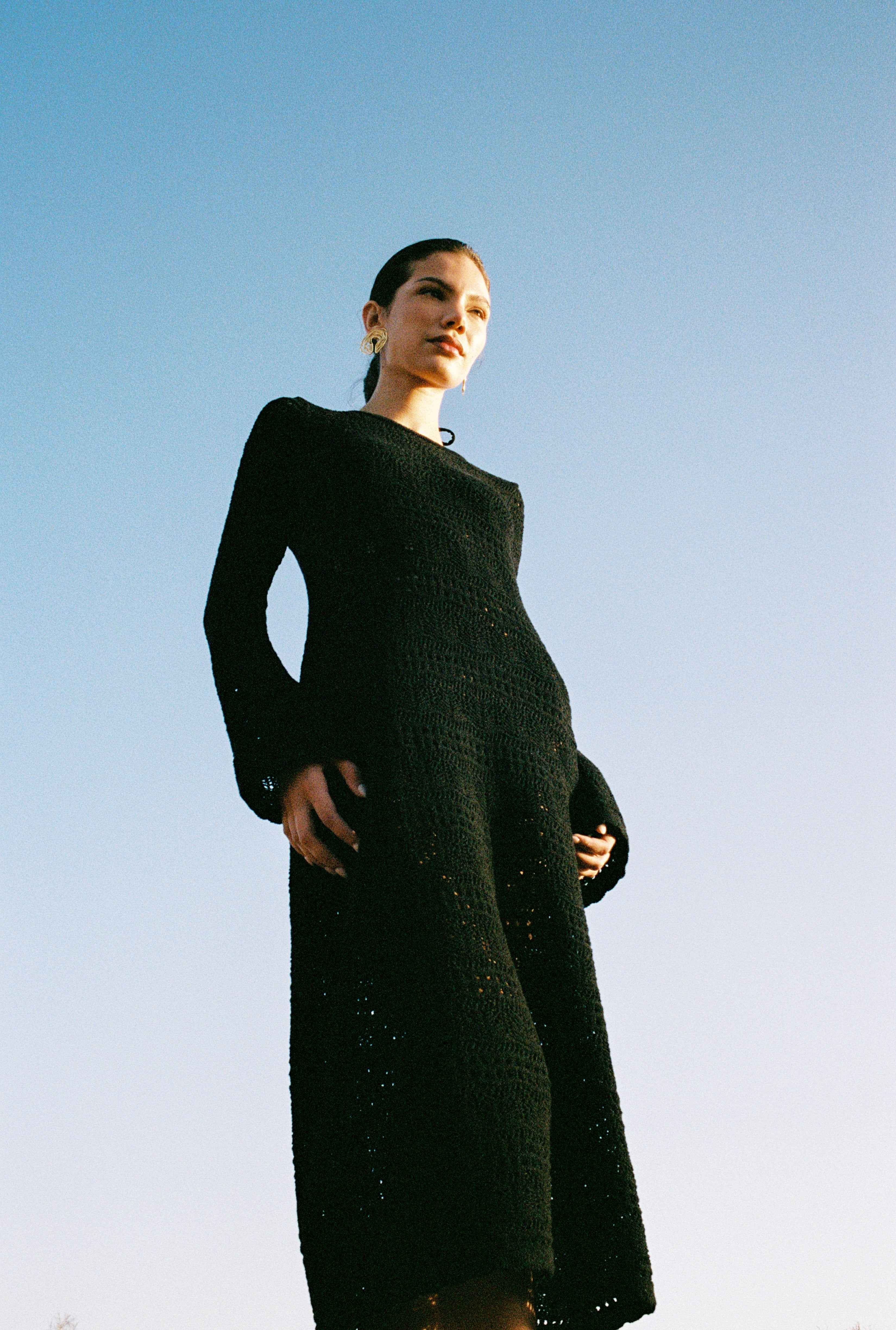 Robe en maille Nael