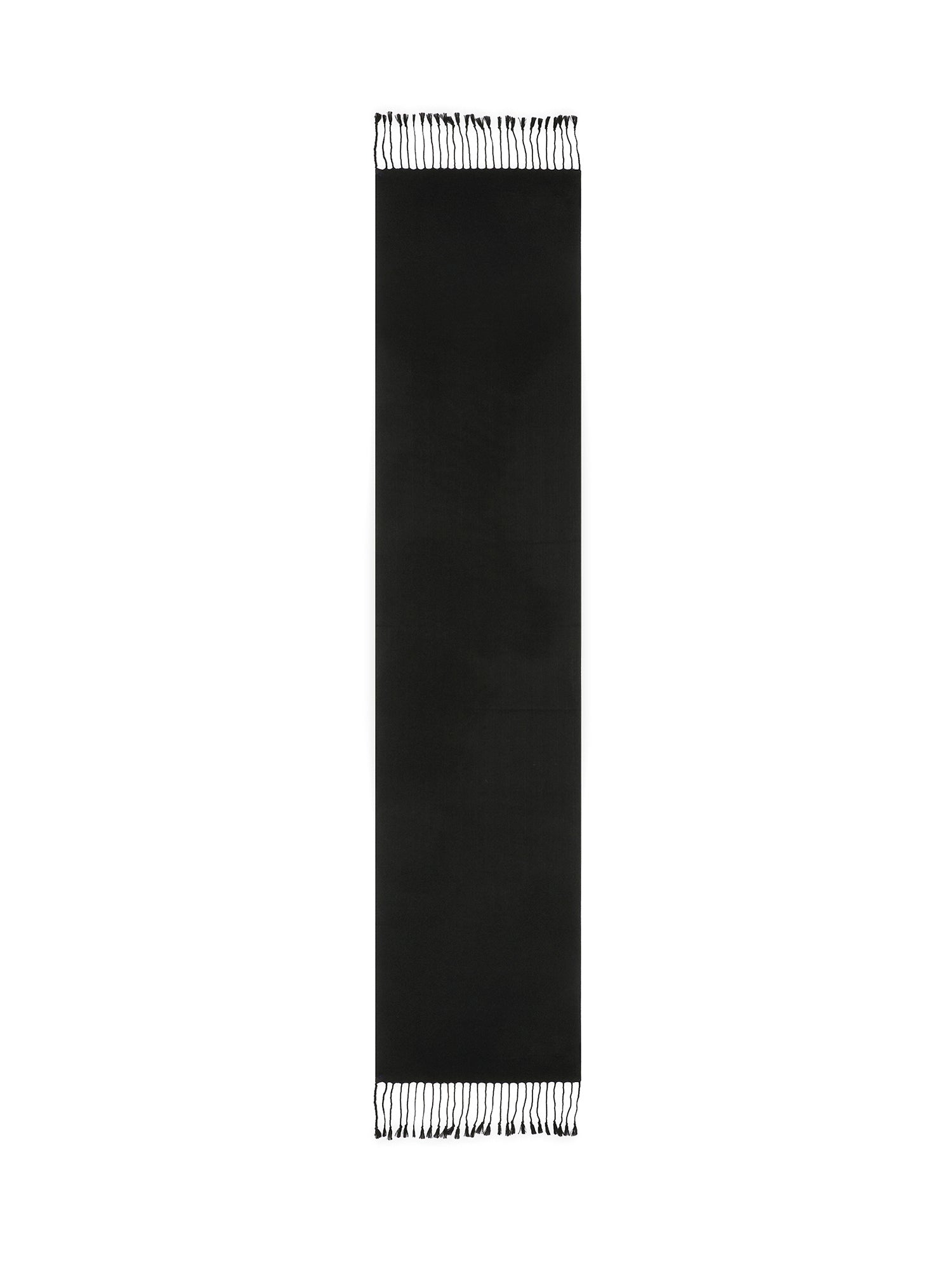 Echarpe Tissé Cordoba 170 X 35 Cm - Black - 100% Cachemire - Mixte