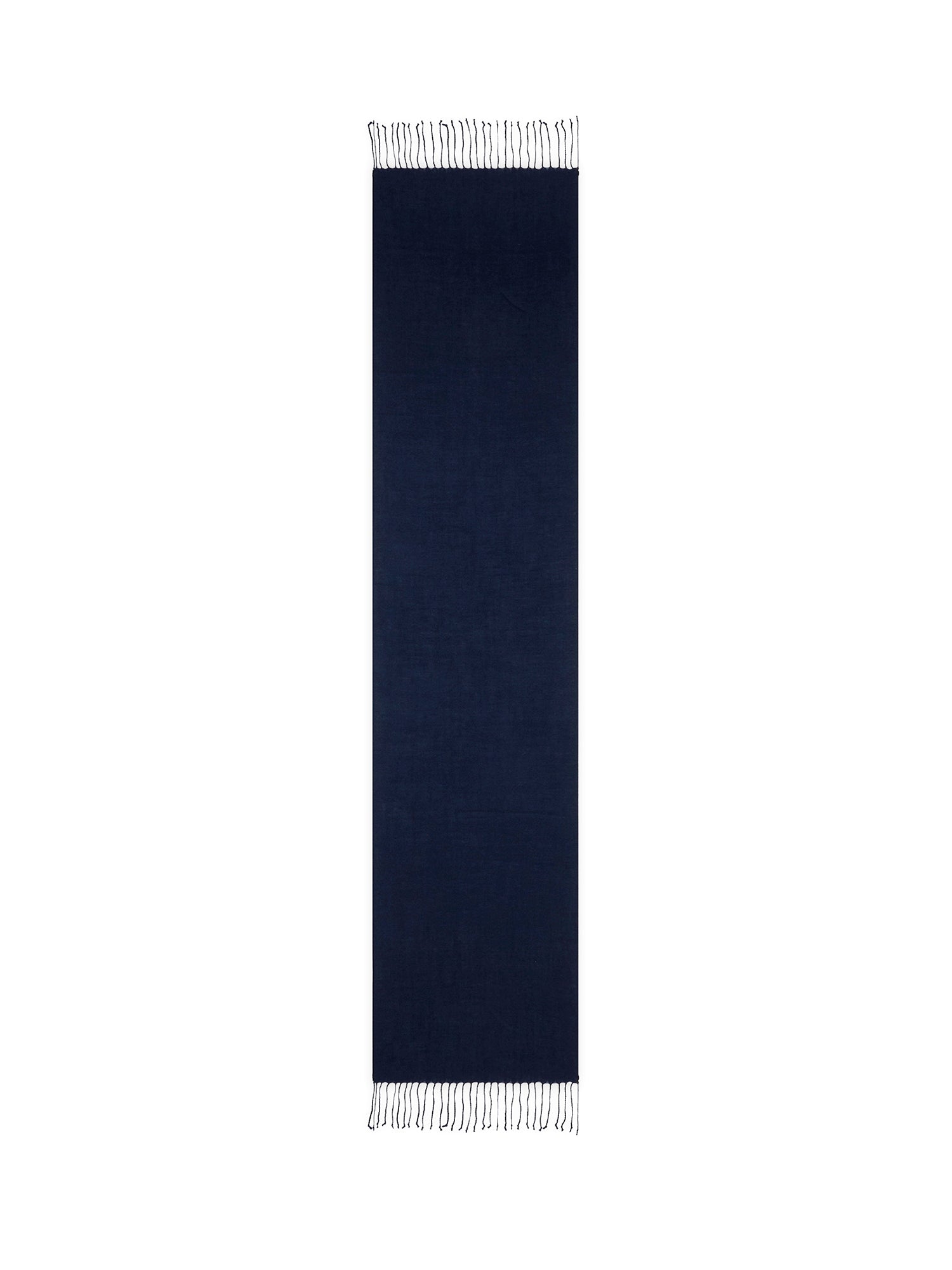 Echarpe Tissé Canela 170 X 35 Cm - Blue - 100% Cachemire - Mixte