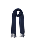 Echarpe Tissé Canela 170 X 35 Cm - Blue - 100% Cachemire - Mixte