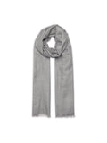 Estola tejida cacupe 210 x 75 cm - Gris - 100% cachemir - Mixto