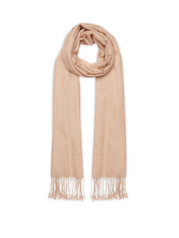Authentic Cashmere - Liviero Woven Stole 210 X 75 Cm - Old Pink - 100% Cashmere - Unisex