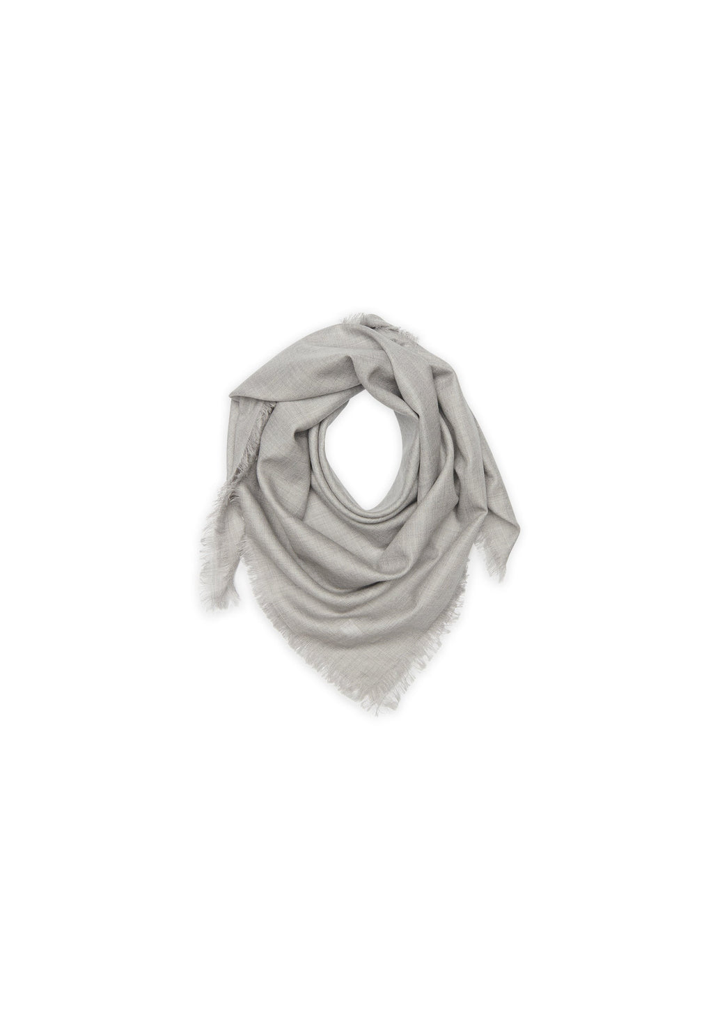 Bandana 90X90 Alcala - 100% Voile De Cachemire - Grey - Mixte