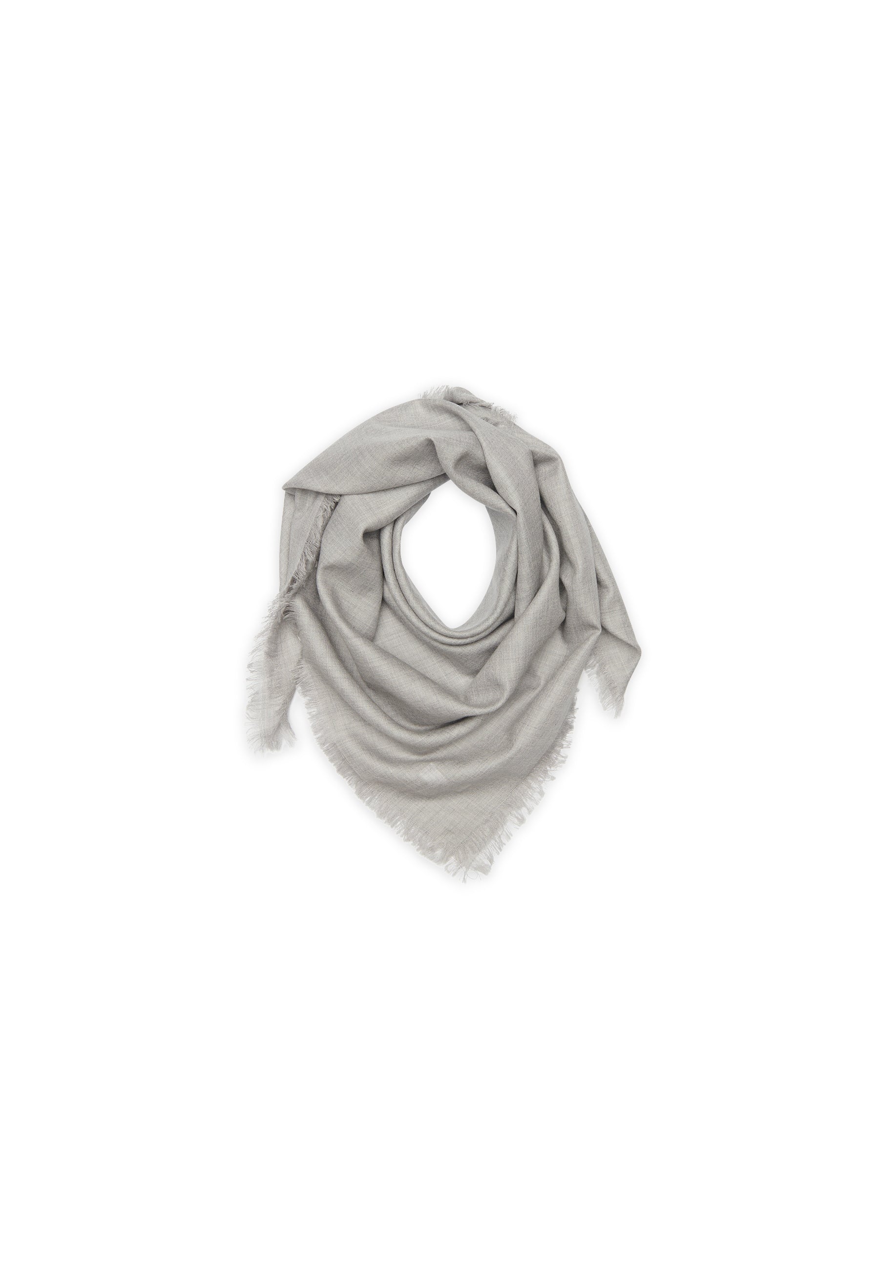 Bandana 90X90 Alcala - 100% Voile De Cachemire - Grey - Mixte