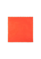 Bandana 90X90 Alquezar - 100% Voile De Cachemire - Orange - Mixte