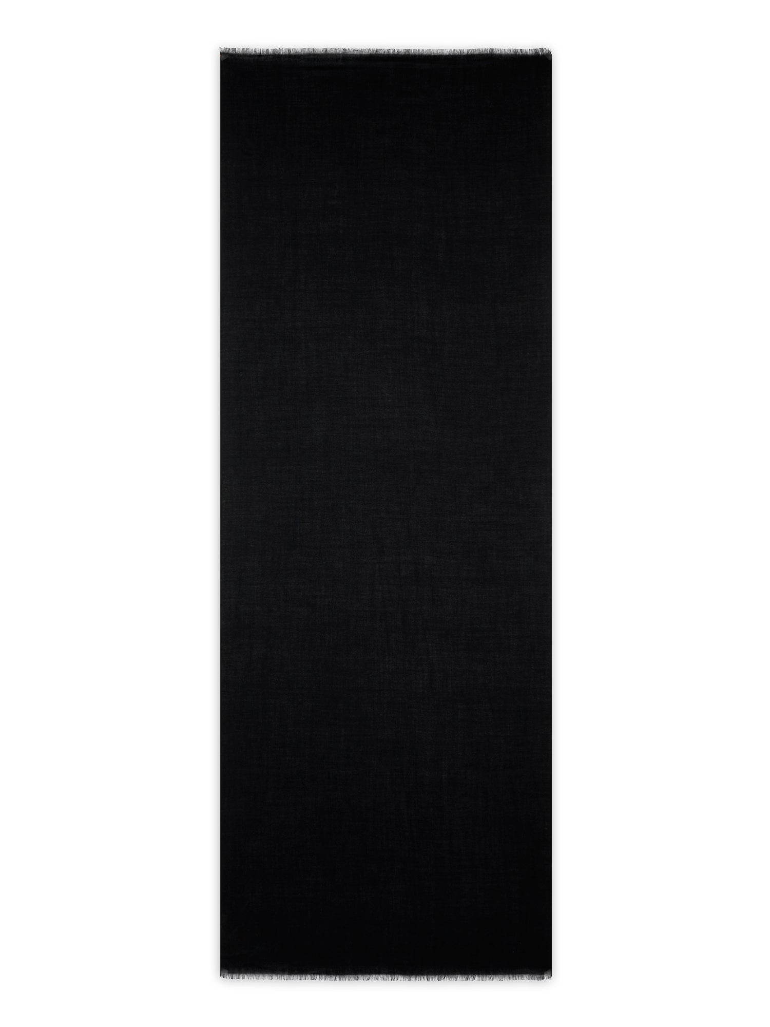 Estola Tejida Cacupe 210 X 75Cm - Negro - 100% Cachemira - Mixto