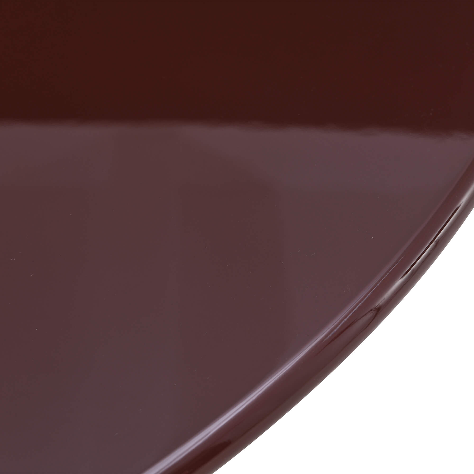 Nori - Round Dining Table - Lacquered - Brown