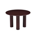 Nori - Round Dining Table - Lacquered - Brown