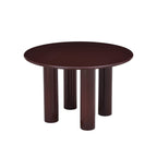 Nori - Round Dining Table - Lacquered - Brown