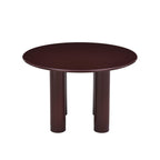 Nori - Round Dining Table - Lacquered - Brown
