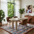 Nori - Table De Séjour - Laqué - Beige