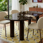 Nori - Table De Séjour - Laqué - Marron