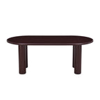 Nori - Table De Séjour - Laqué - Marron