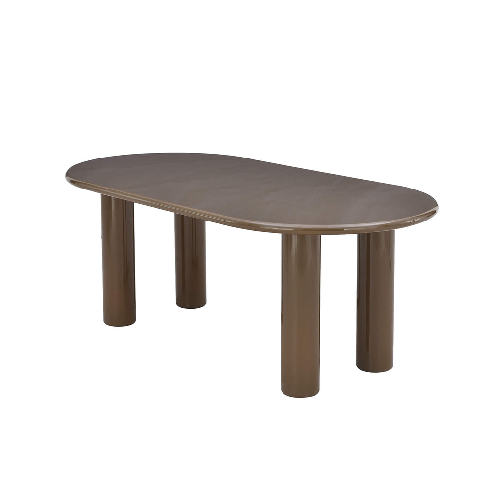 Nori - Table De Séjour - Laqué - Vert