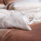 Notte Cotton Duvet Cover - Hazelnut