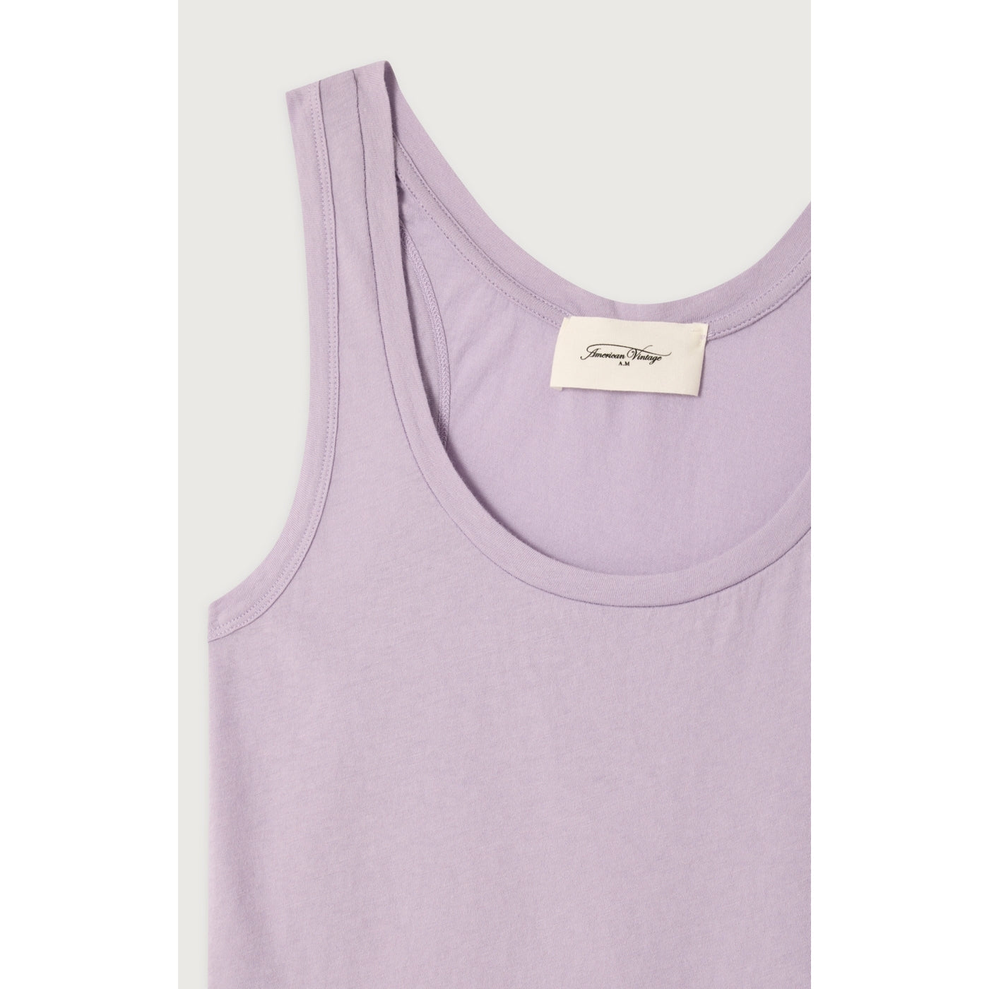 Débardeur Bretelles Col Rond - Lilas - Femme