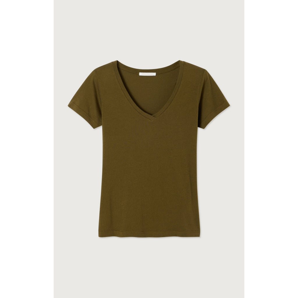 Fitted V-Neck T-Shirt - Amazonie - Women