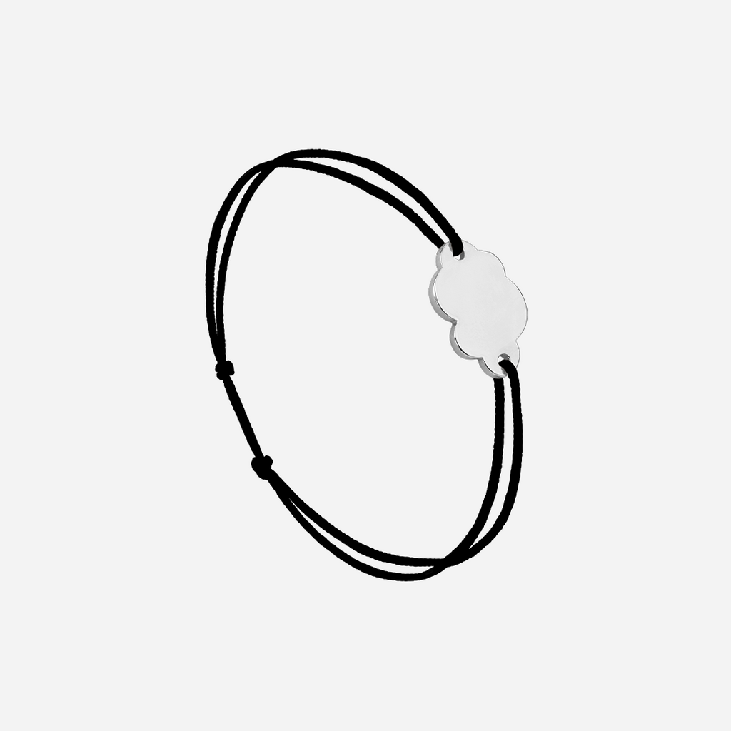 Bracelet Nuage Noir  - Noir