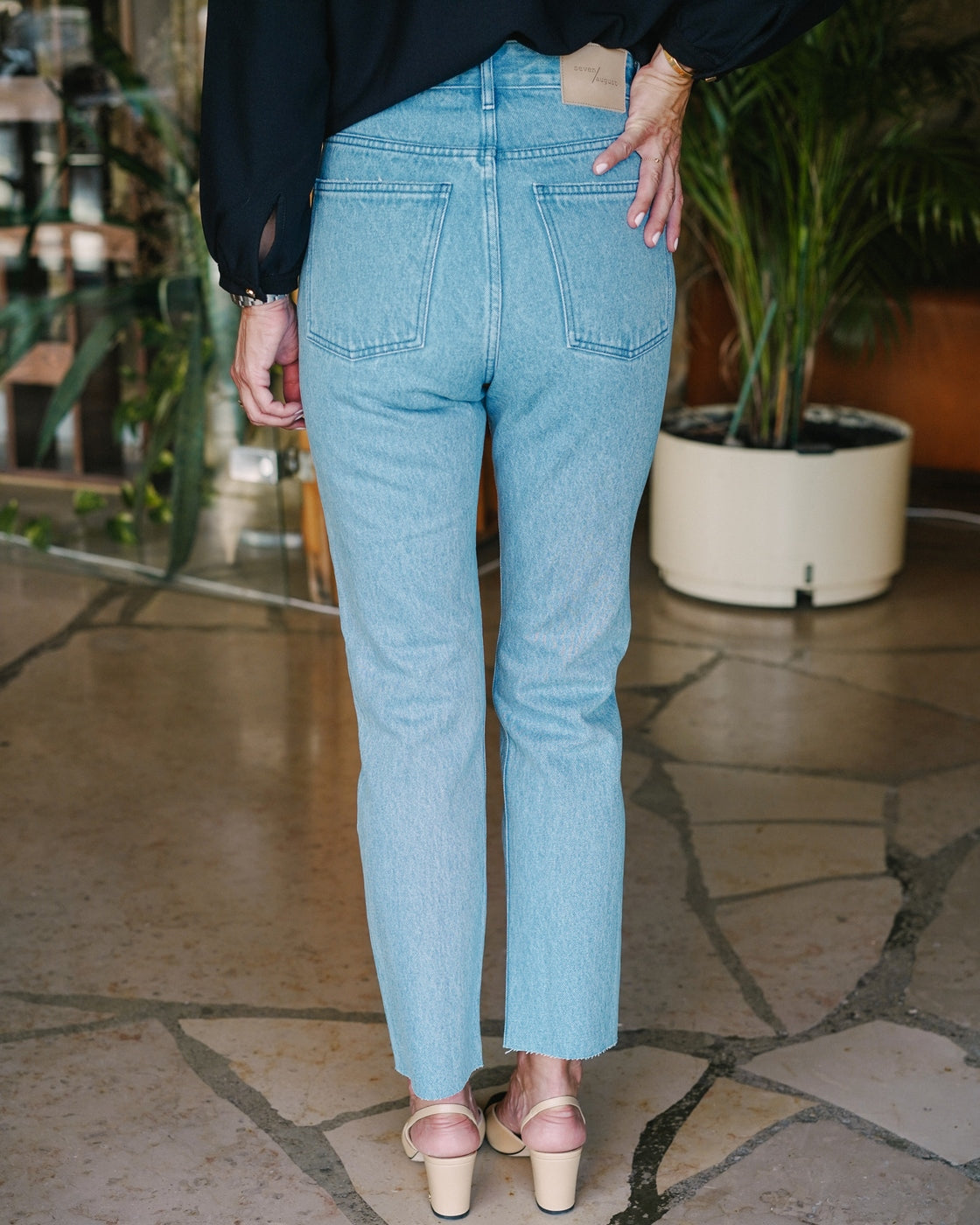 Jeans Numero 7 - Bleu