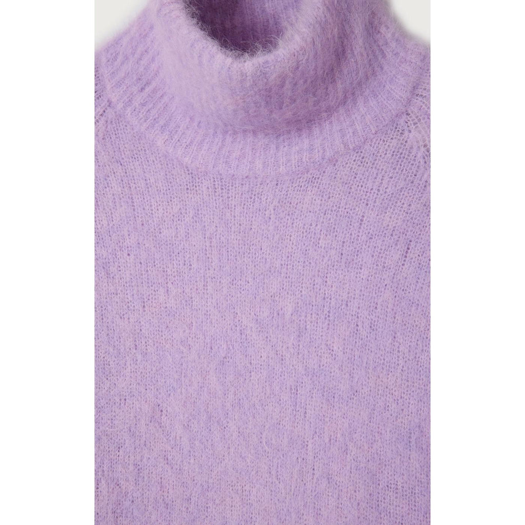 Round-Neck Jumper - Orchidee Chine - Women