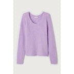 Round-Neck Bubble Jumper - Orchid Chiné - Women