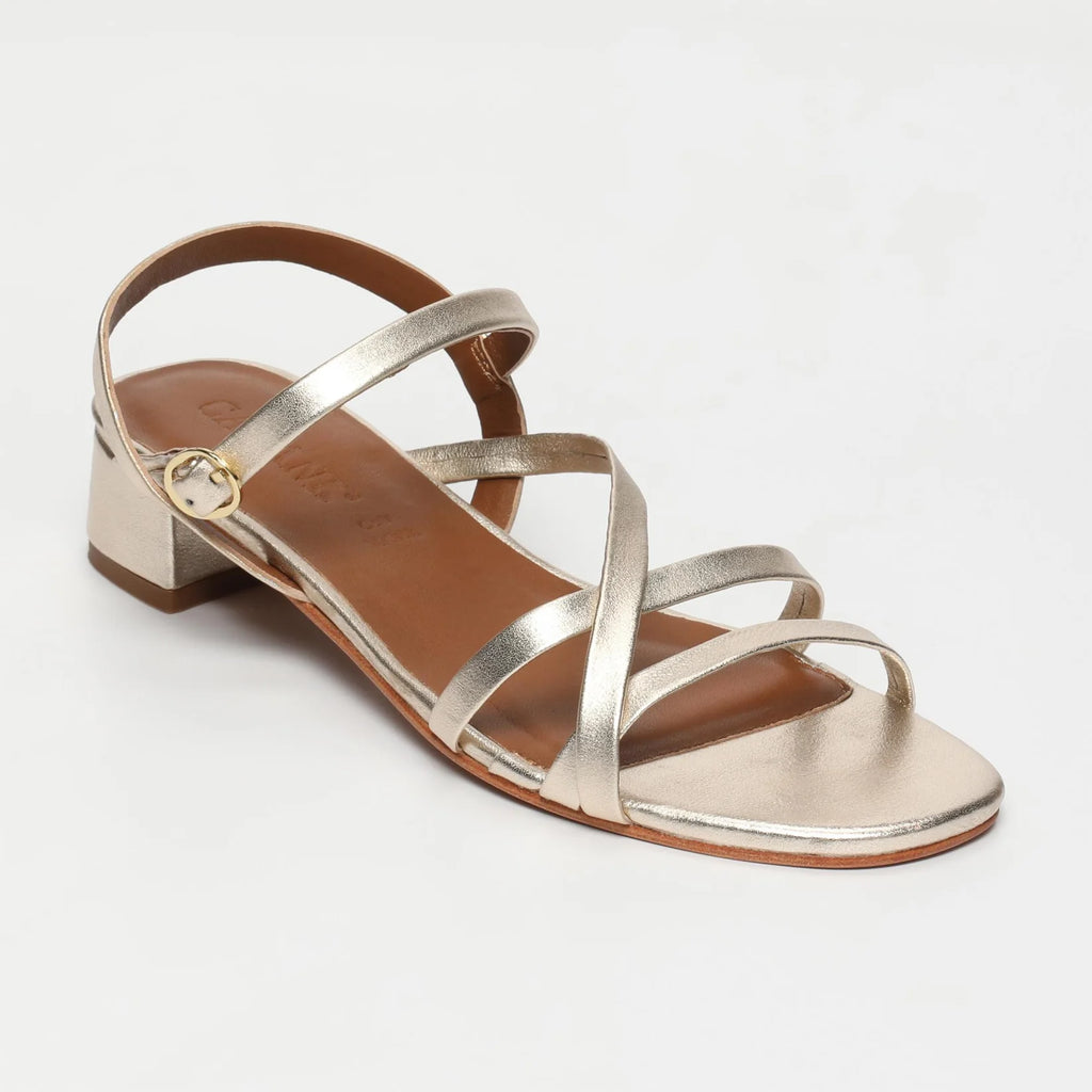 Tacones Nahla - Dorado