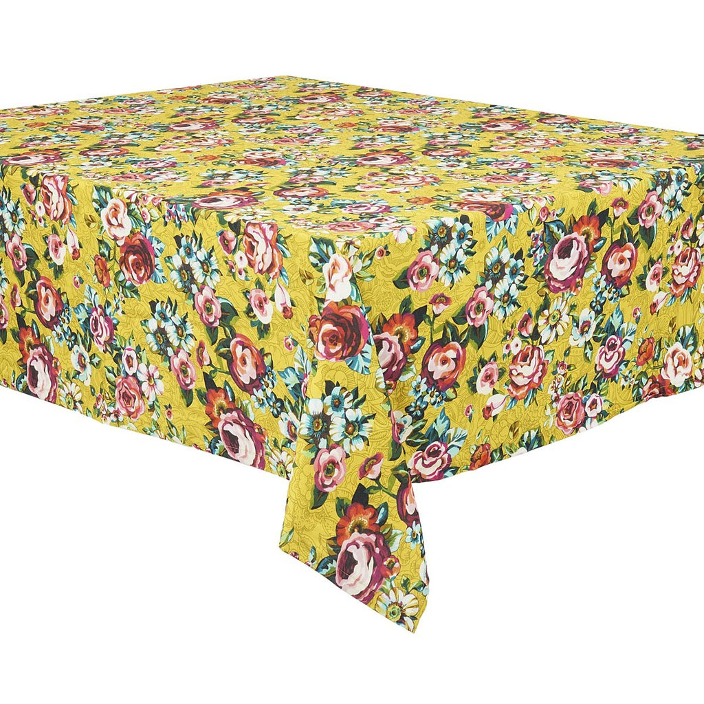 Devi - Nappe - En Coton - Jaune
