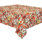 Rita - Mantel - Algodón - Rojo