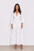 Vestido Natasha - Schiffli Blanco