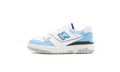 New Balance - 550 White Team Carolina - Bleu