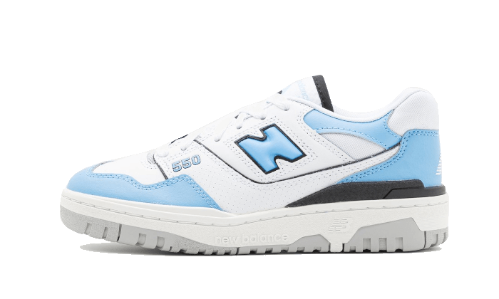 New Balance - 550 White Team Carolina - Bleu
