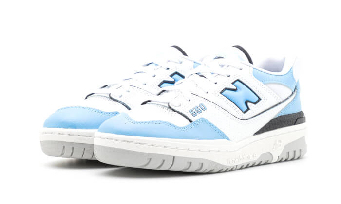 New Balance - 550 White Team Carolina - Bleu