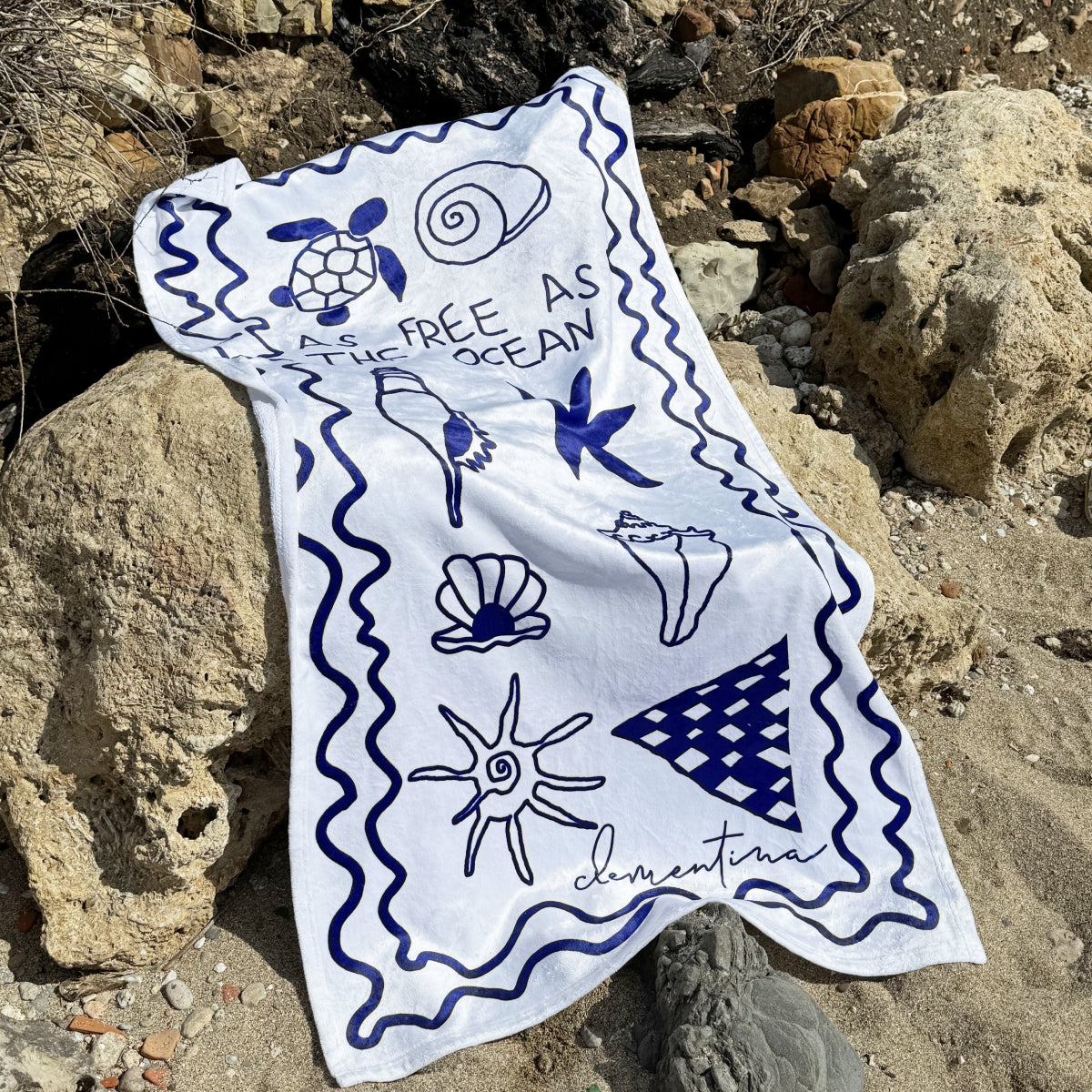 Serviette De Plage Ausi Libre Que L'Océan