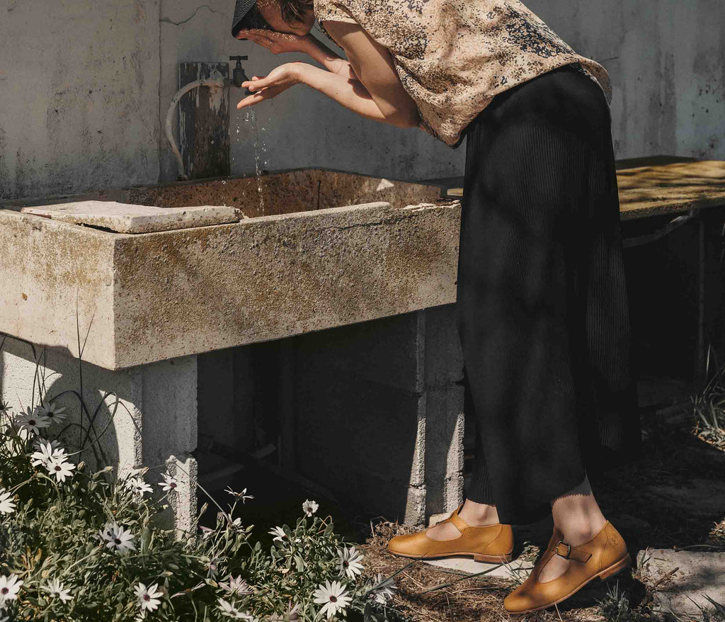 Lage Schoenen New Arc - Naturel - Dames