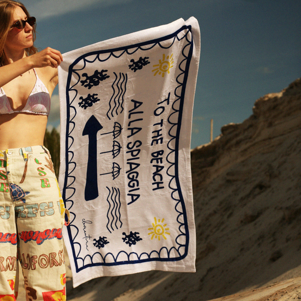 Serviette De Plage Alla Spiaggia