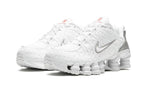 Nike - Shox Tl White Metallic Silver Max Orange - Blanc