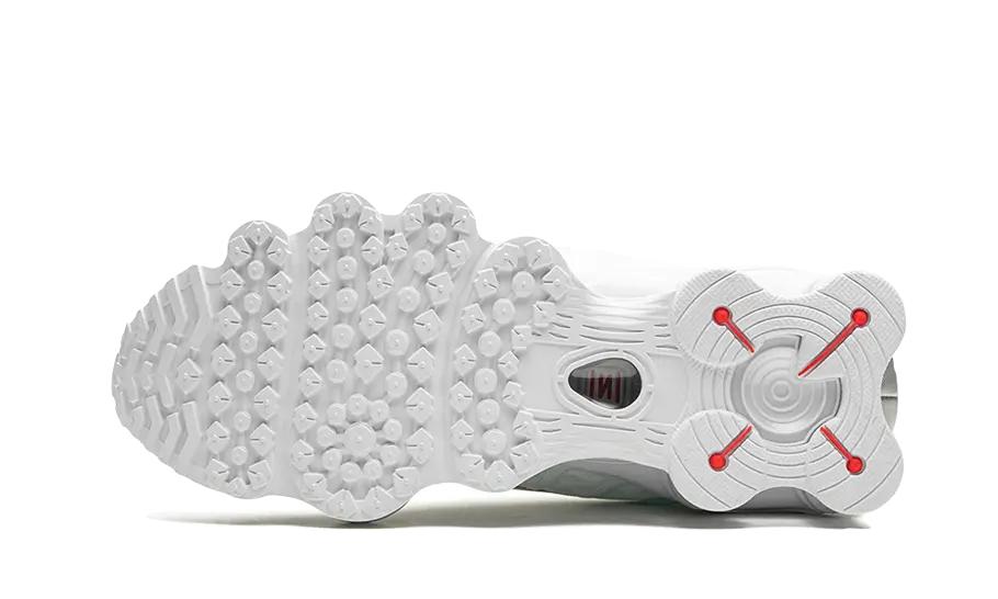 Nike - Shox Tl White Metallic Silver Max Orange - Blanc