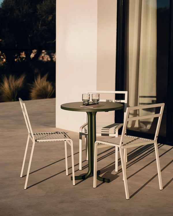 Nokk - Table Bistrot - Acier - Forest Green